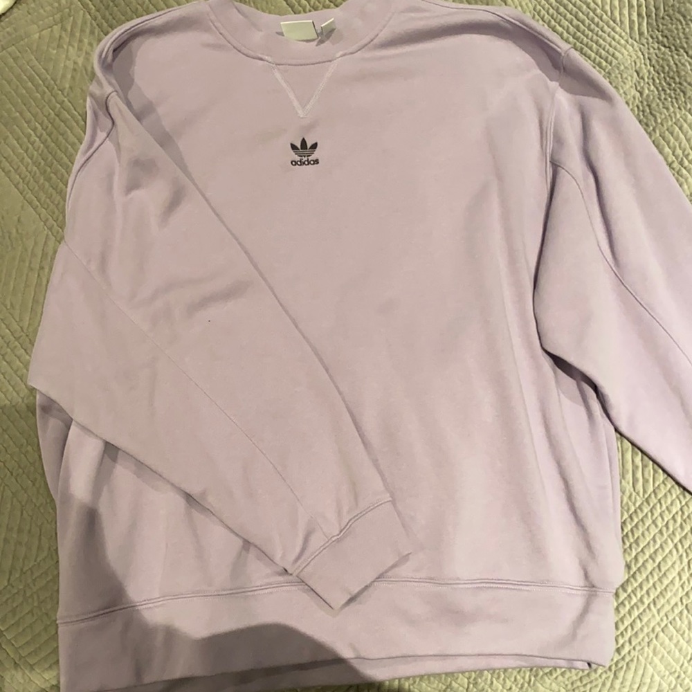 Orchid adidas crew neck size m